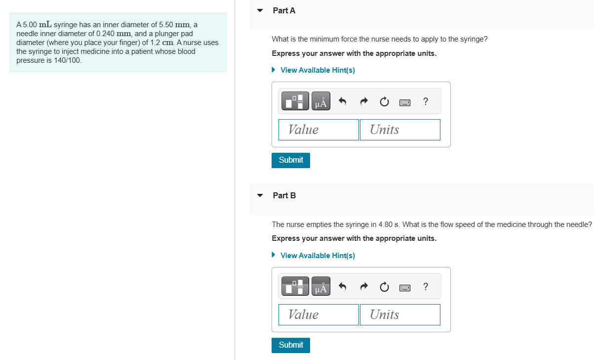 A 5 . 0 0 mL syringe has an inner diameter of 5 .