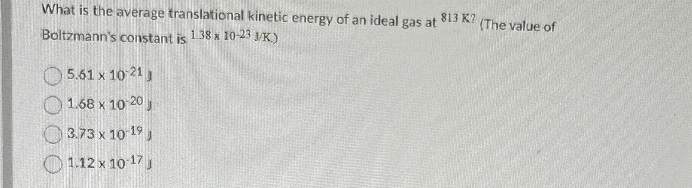 What is the average translational kinetic energy