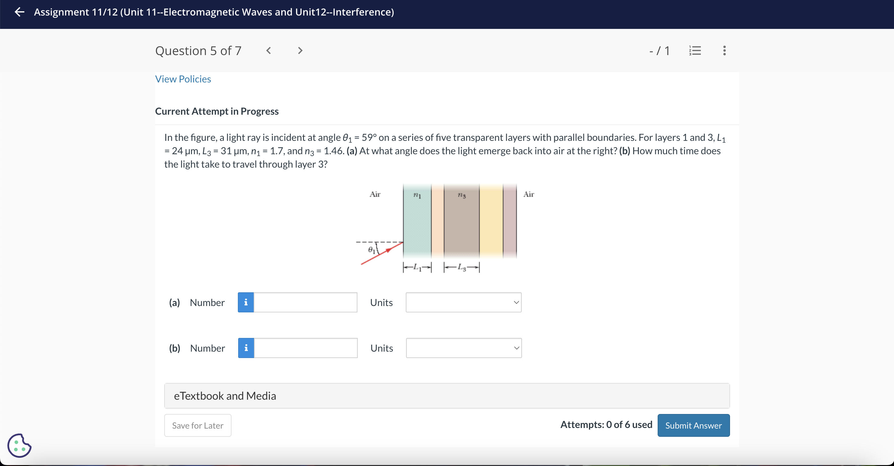 View Policies Current Attempt in Progress In the