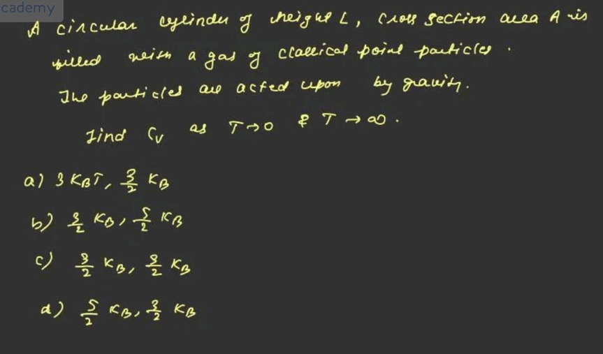 A cincular bylindu of theigne L , cross section