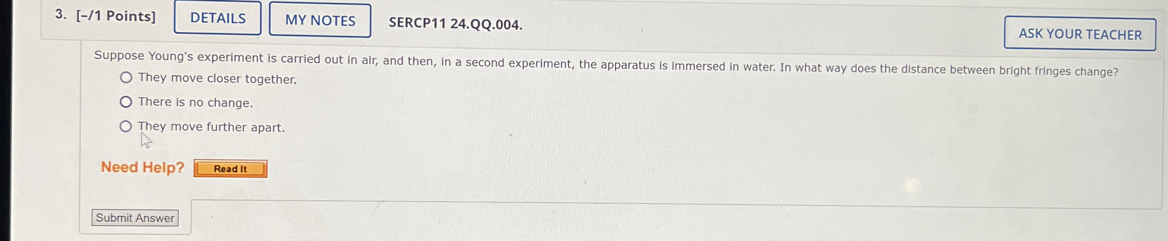 [ - / 1 Points ] SERCP 1 1 2 4 . QQ . 0 0 4 .