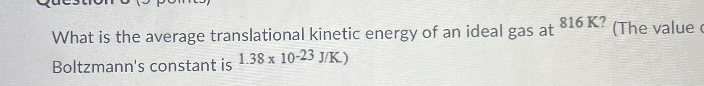 What is the average translational kinetic energy