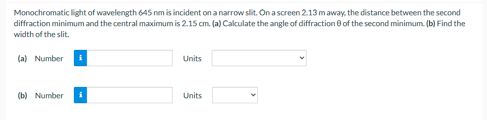 Monochromatic light of wavelength 6 4 5 nm is