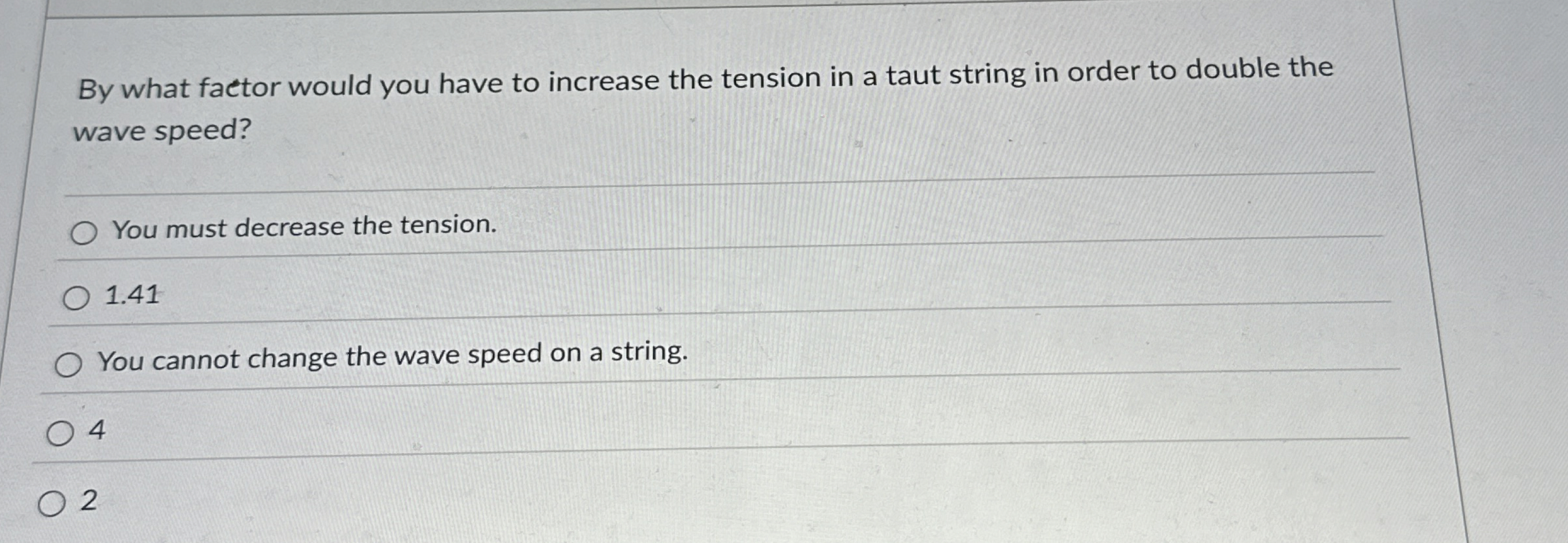 By what factor would you have to increase the