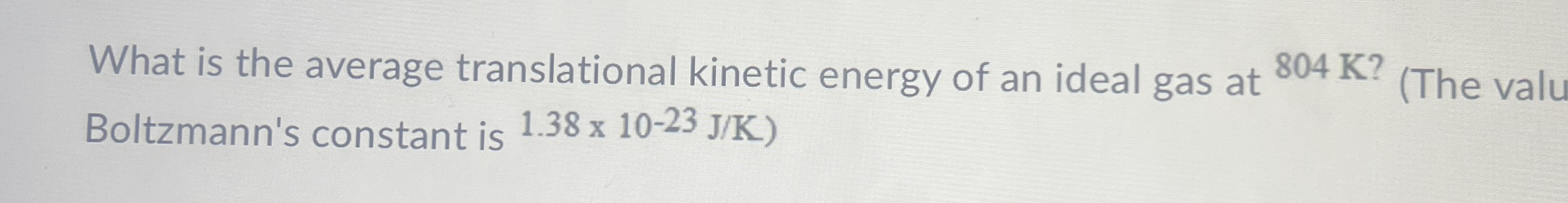 What is the average translational kinetic energy