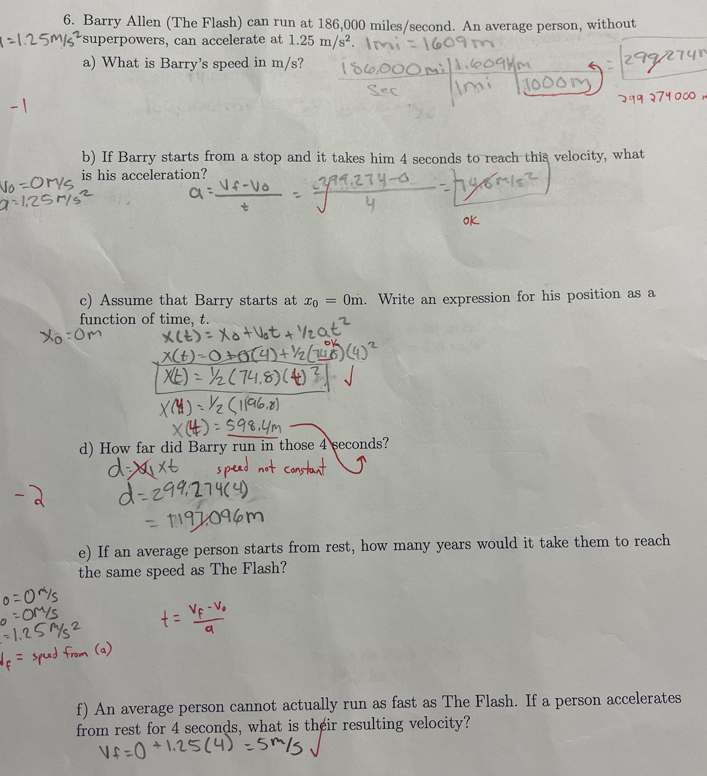 Barry Allen ( The Flash ) can run at 1 8 6 , 0 0