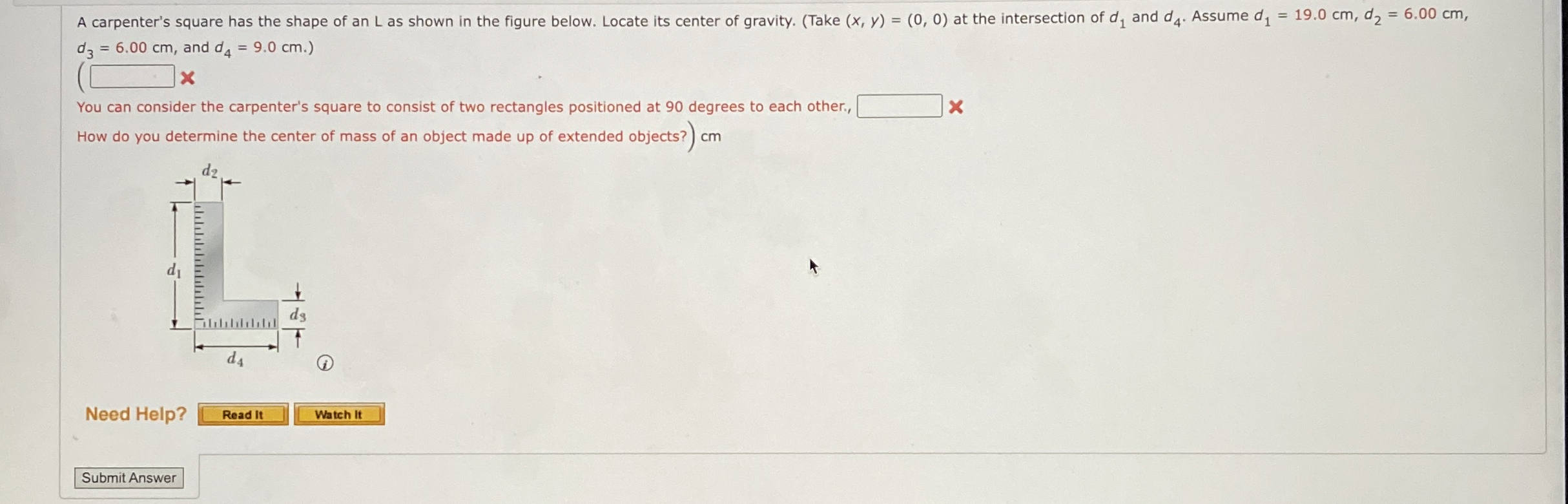 d 3 = 6 . 0 0 c m , and d 4 = 9 . 0 c m . ) You