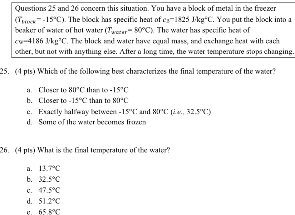 Questions 2 5 and 2 6 concern this situation. You