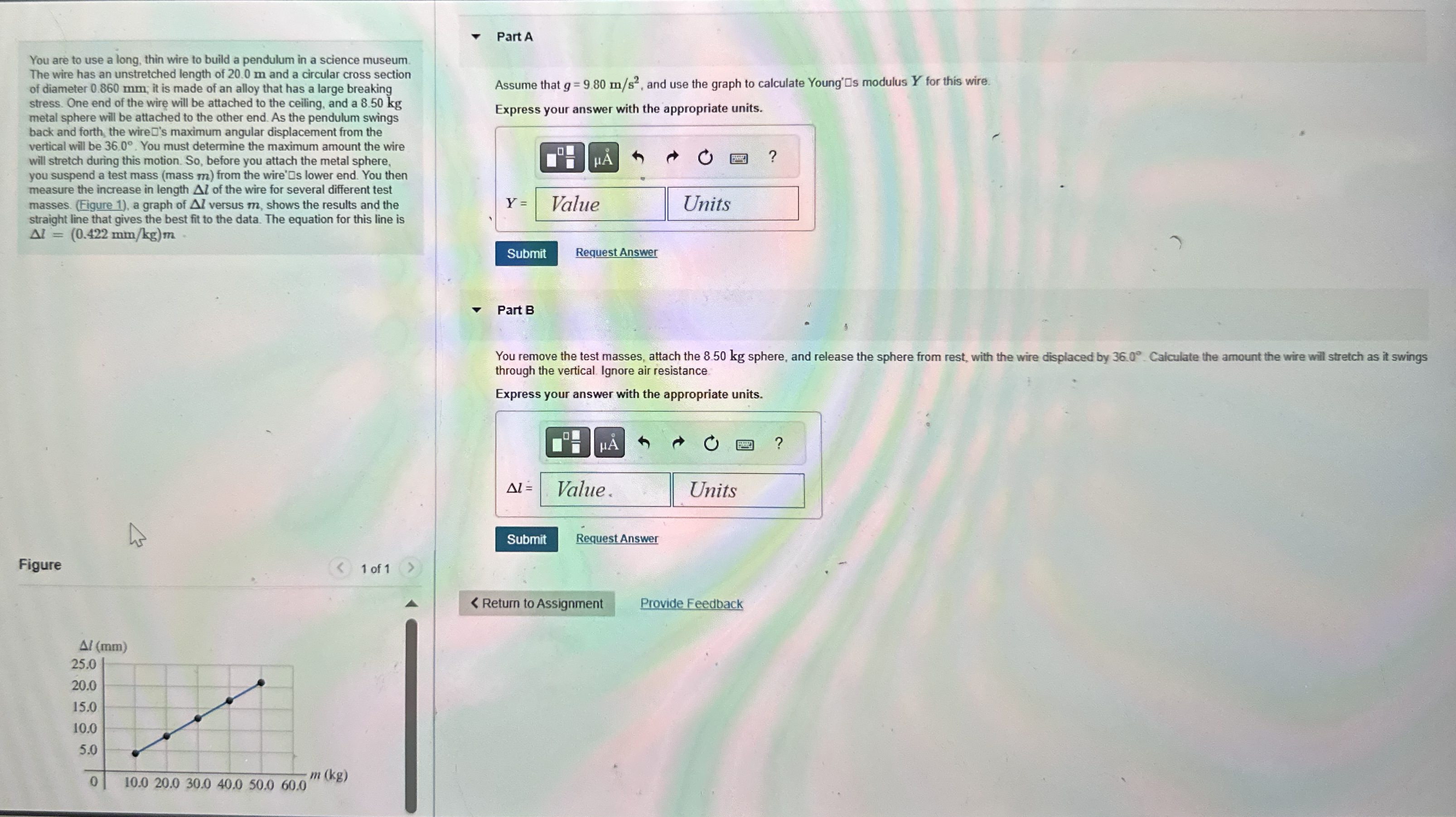 You are to use a long, thin wire to build a