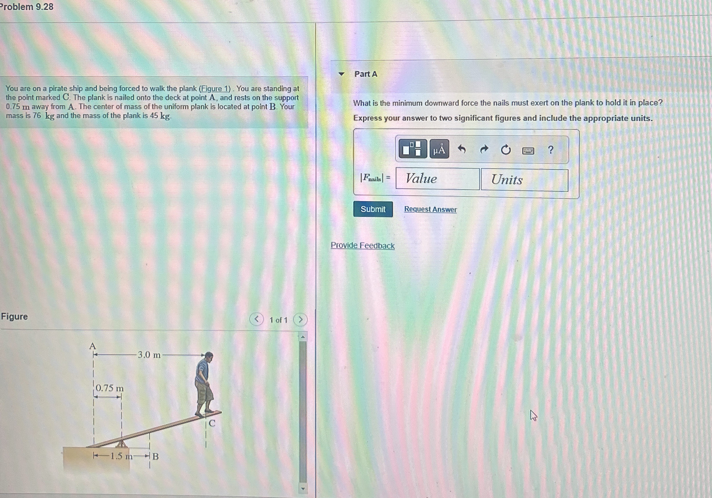 roblem 9 . 2 8 You are on a pirate ship and being