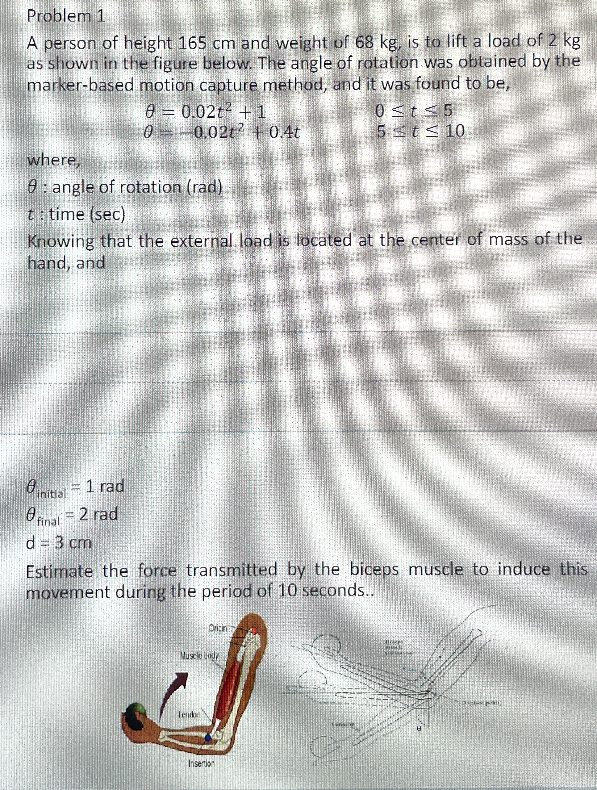 Problem 2 For the same previous problem ( (