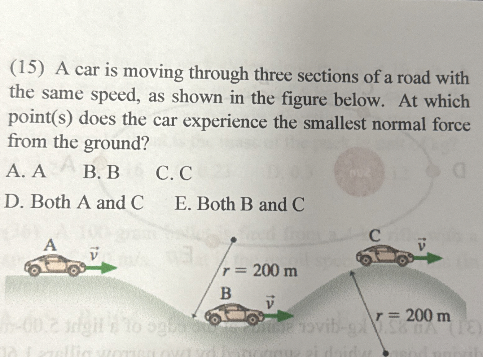 ( 1 4 ) A 1 0 0 0 - k g car is slowly picking up