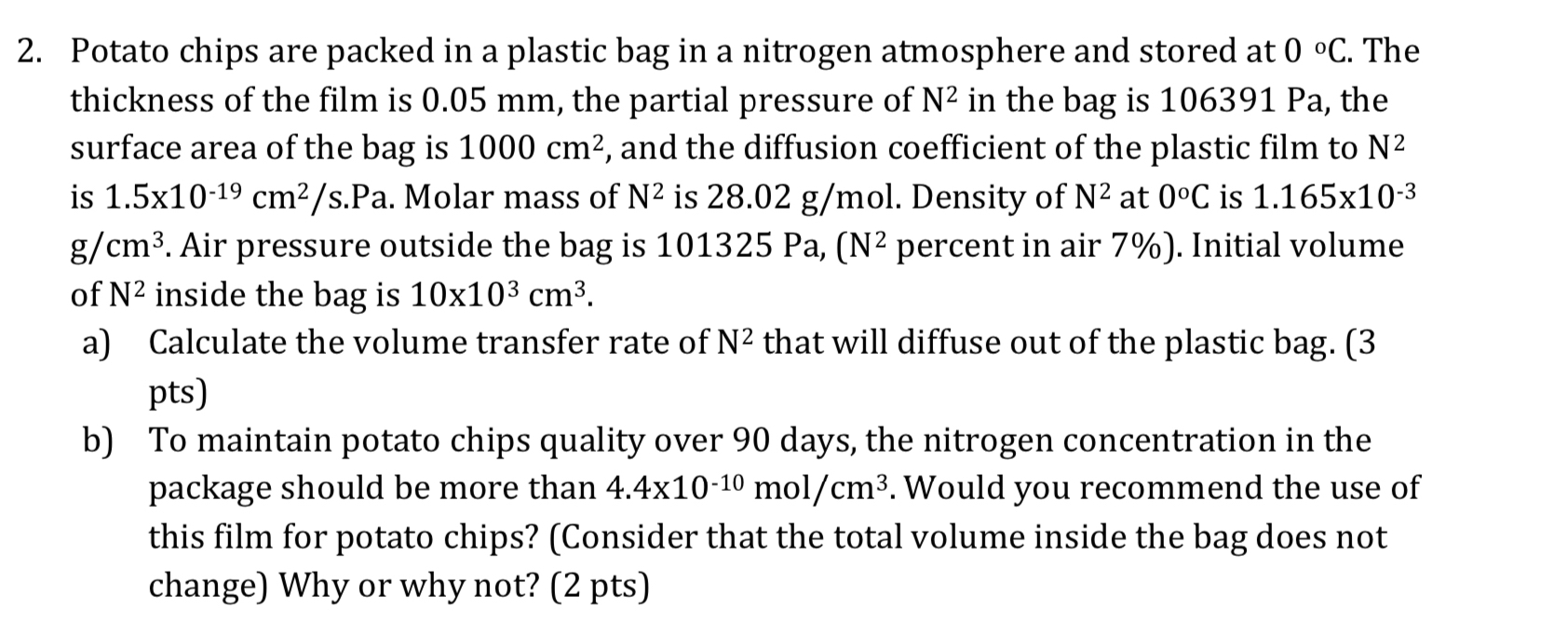 Potato chips are packed in a plastic bag in a