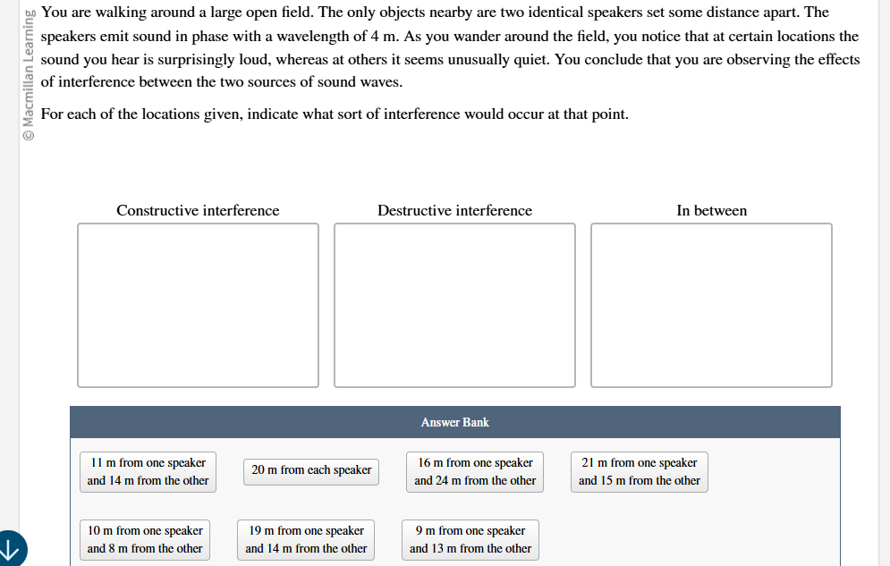 0 You are walking around a large open field. The