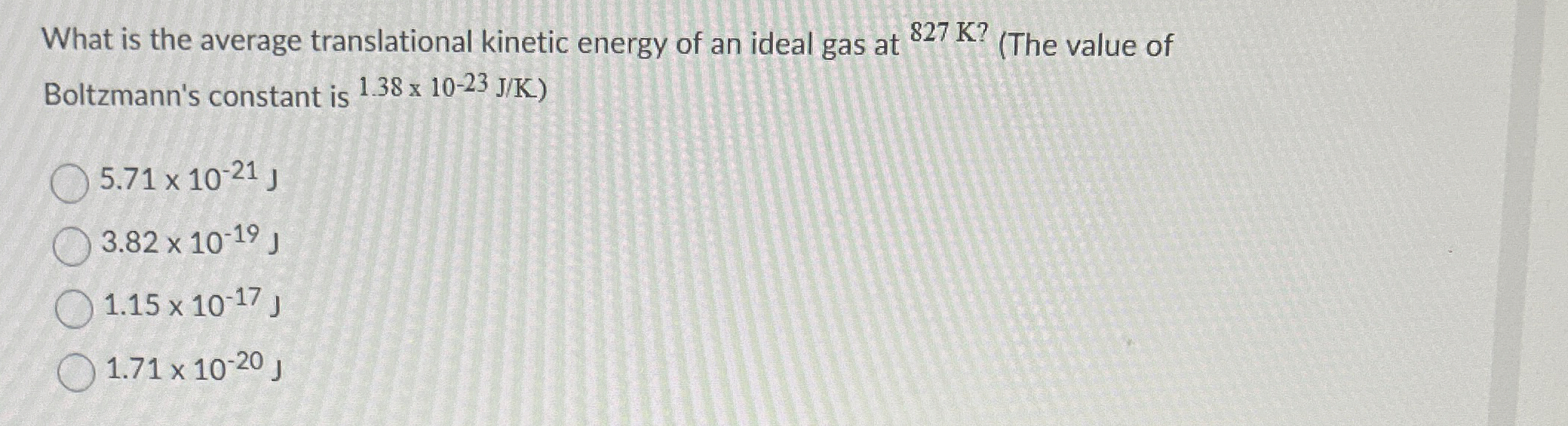 What is the average translational kinetic energy