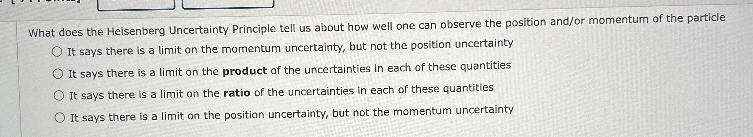 What does the Heisenberg Uncertainty Principle