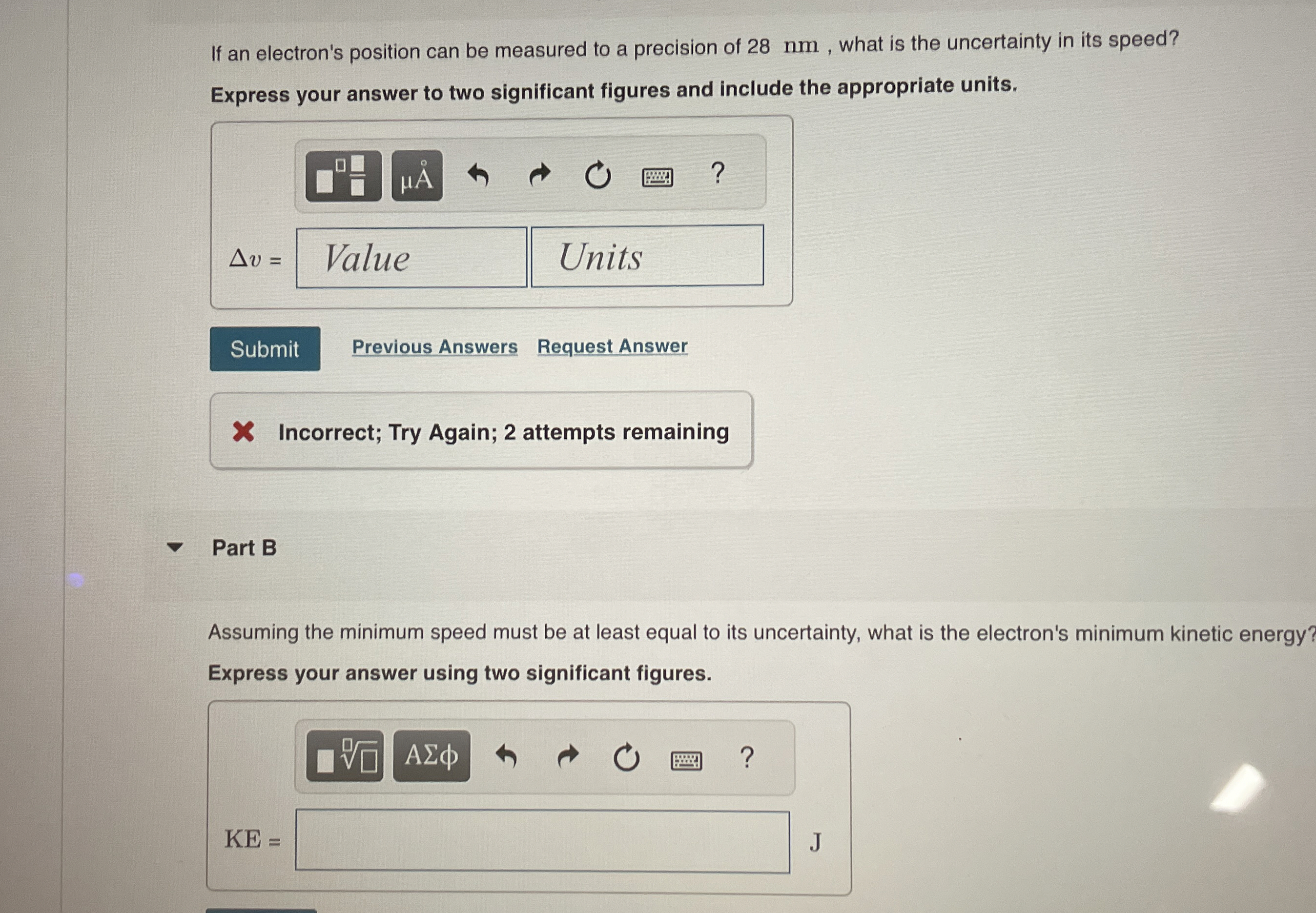 If an electron's position can be measured to a