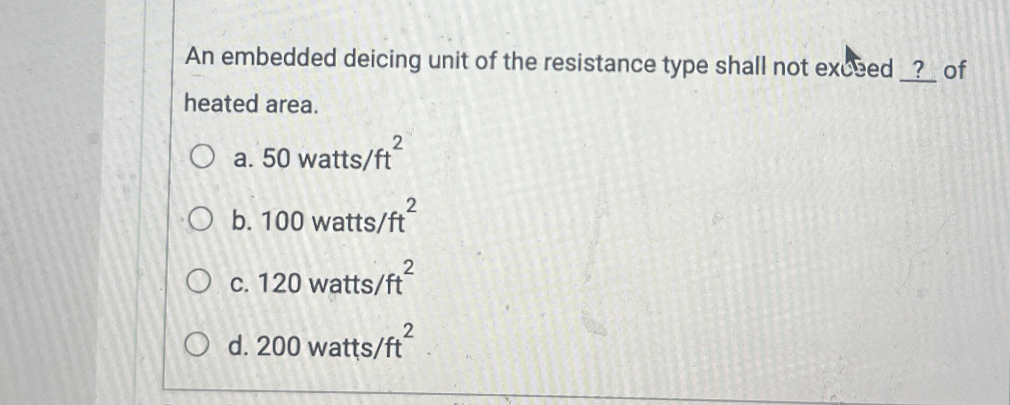 An embedded deicing unit of the resistance type