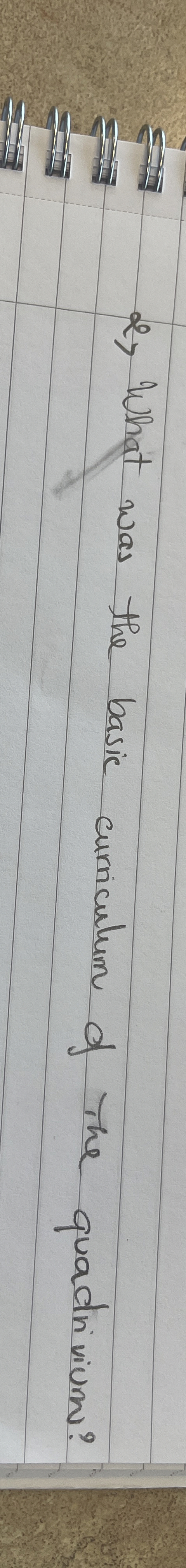 What was the basic curriculum of the quadriviun?