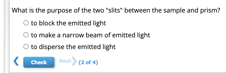 What is the purpose of the two "slits" between