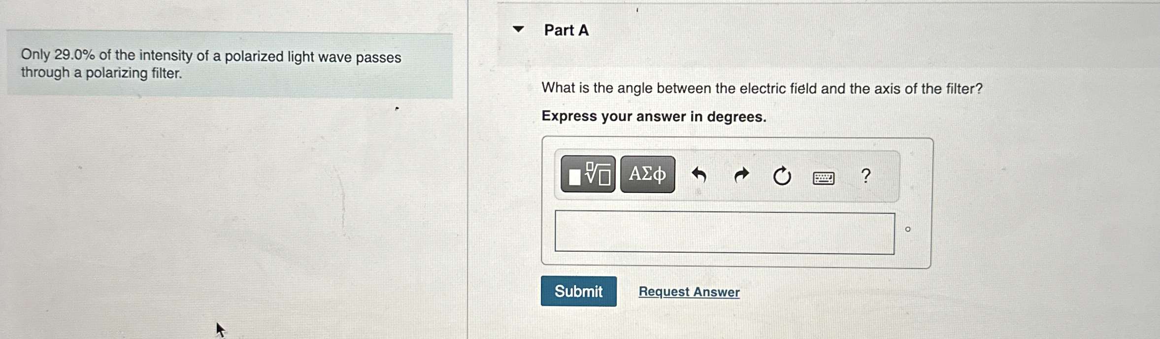 Only 2 9 . 0 % of the intensity of a polarized