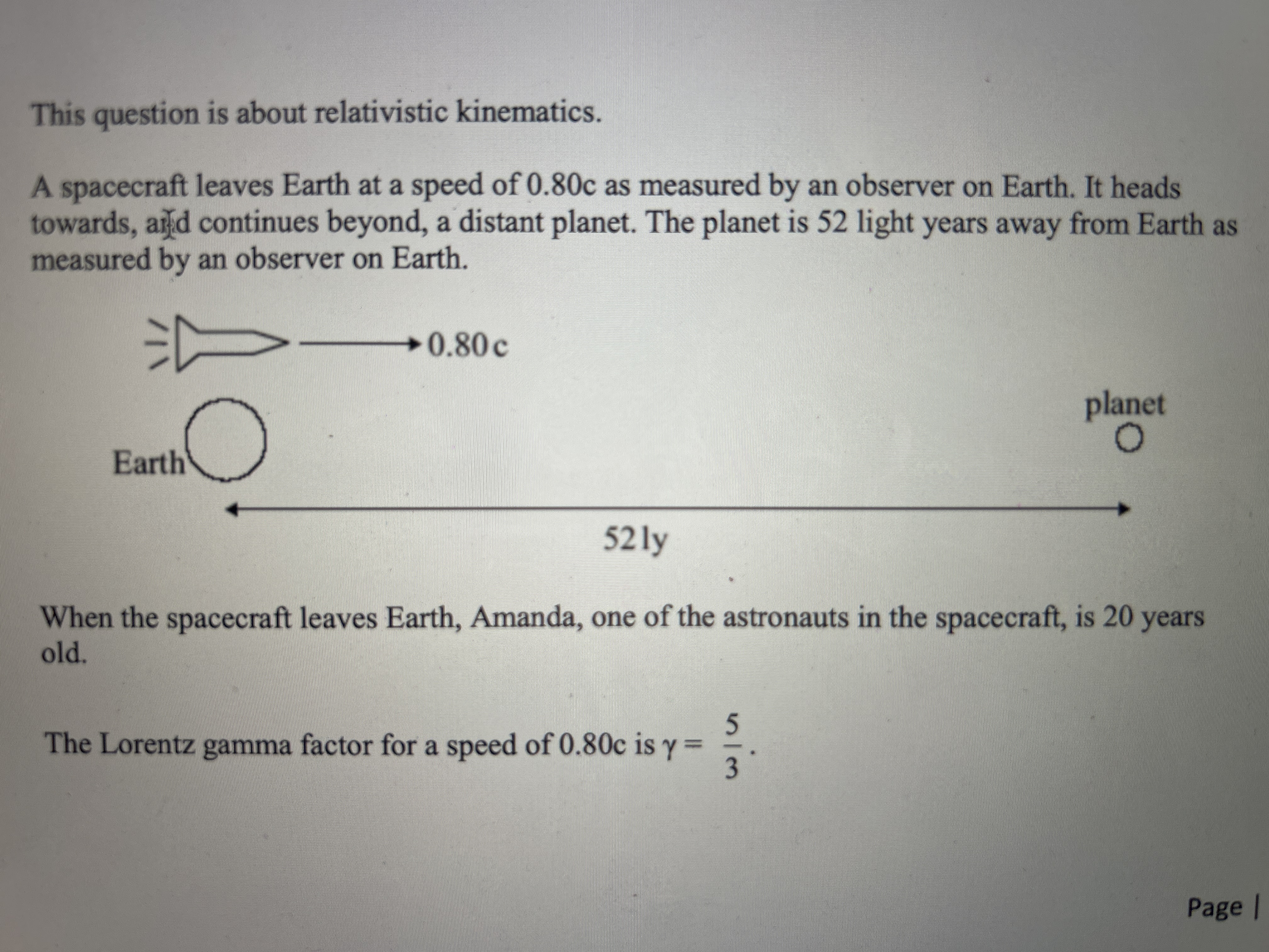 ( a ) Calculate ( I ) the time taken for the