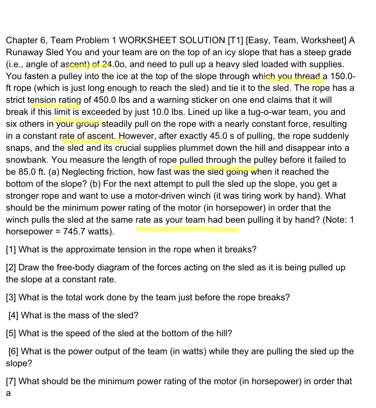 NEED HELP ASAP Chapter 6 , Team Problem 1