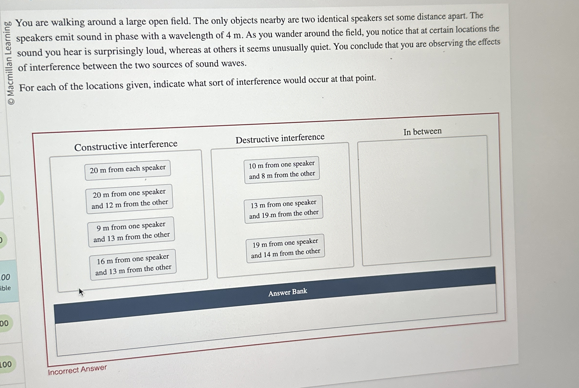 Dou are walking around a large open field. The