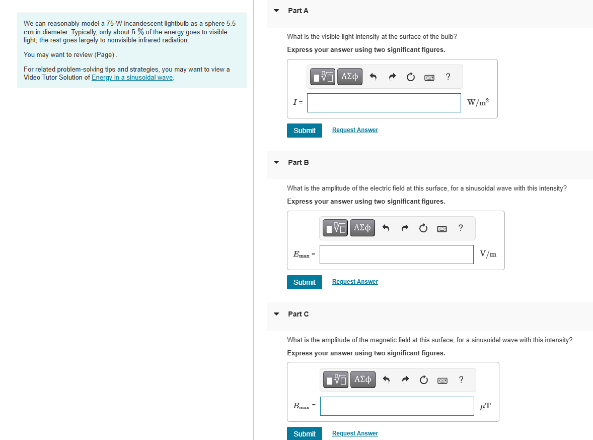 We can reasonably model a 7 5 - W incandescent