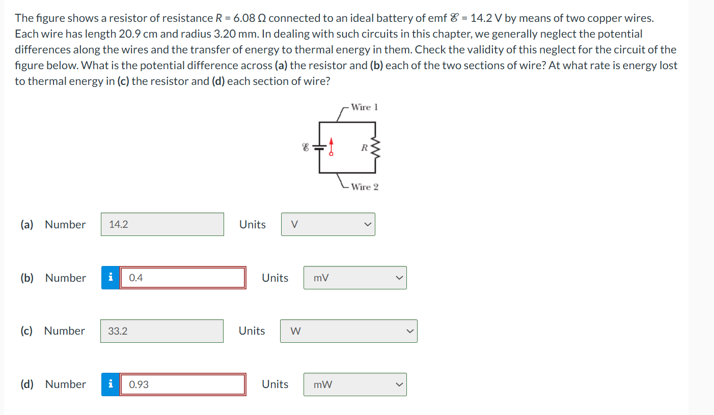 The figure shows a resistor of resistance \ ( R =