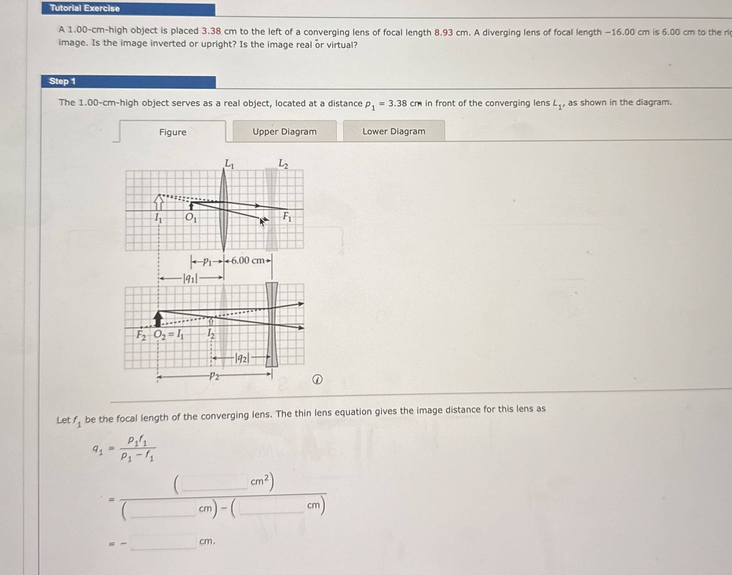 Tutorial Exercise A 1 . 0 0 - c m - high object