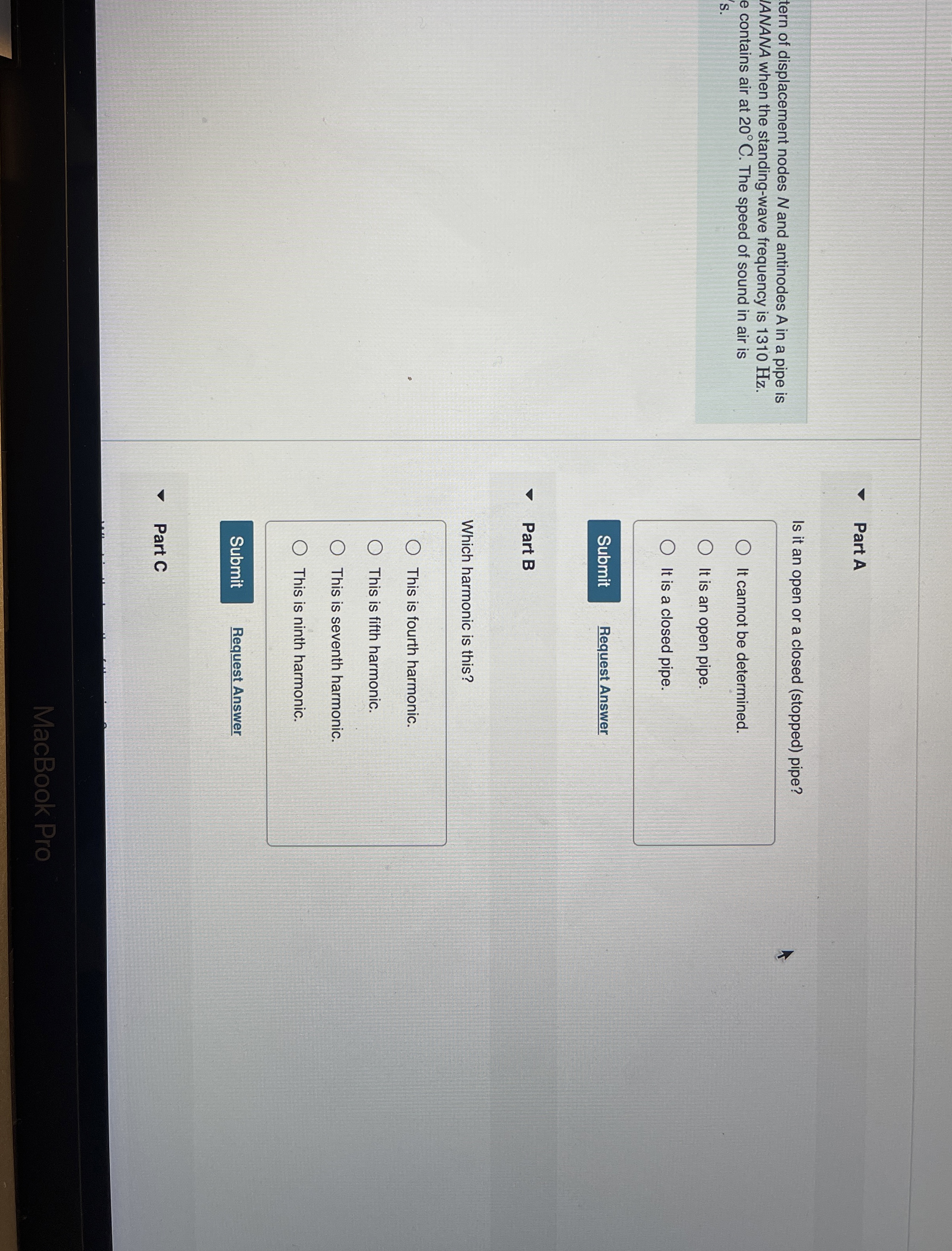 Part A Is it an open or a closed ( stopped )