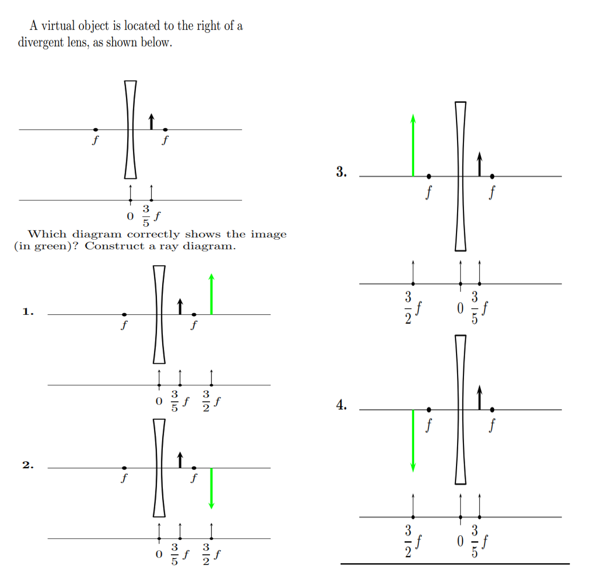 A virtual object is located to the right of a