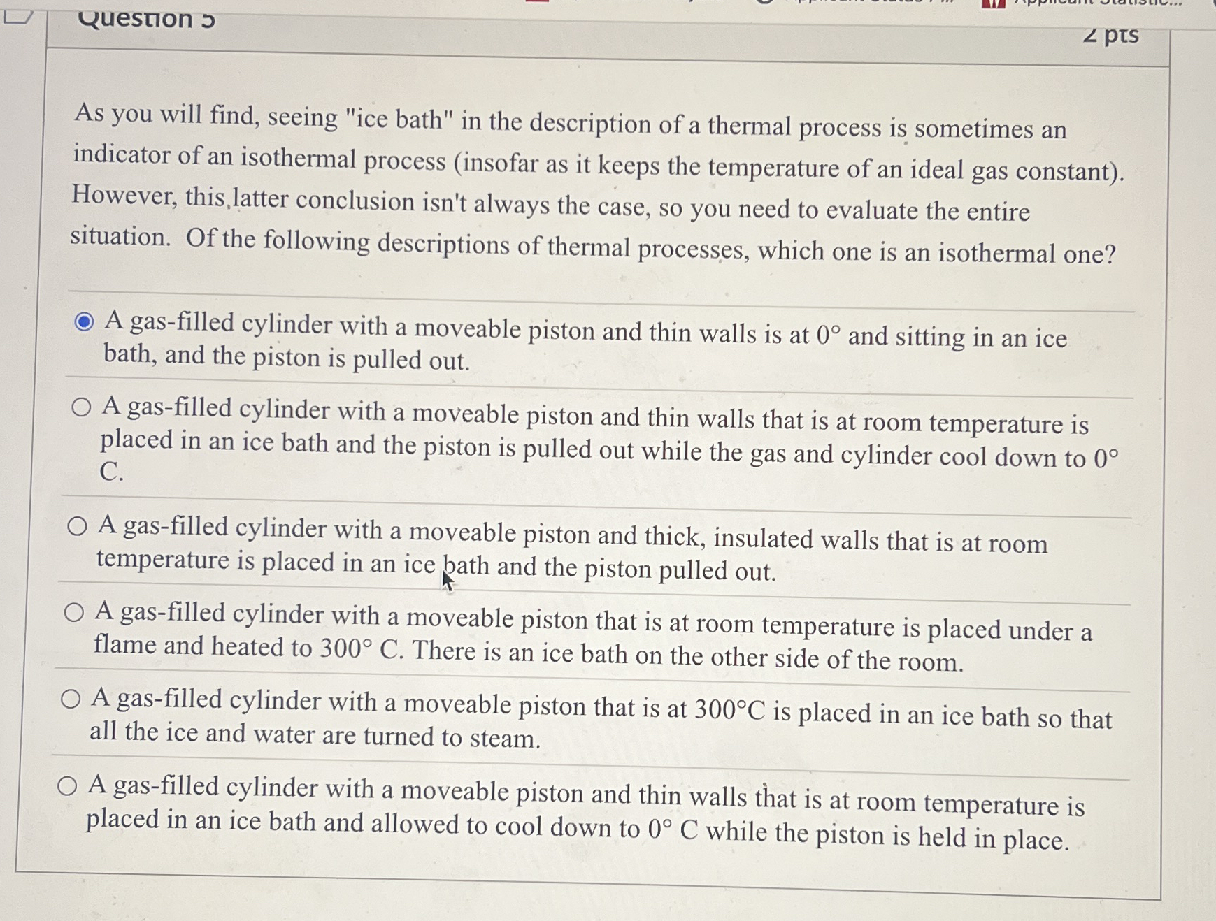 Quesnon ? ? ? pts As you will find, seeing "ice