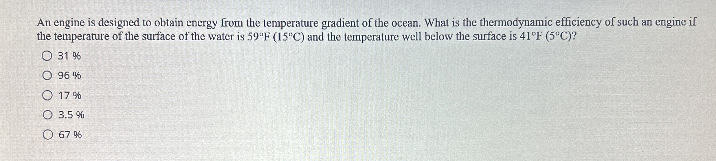 An engine is designed to obtain energy from the