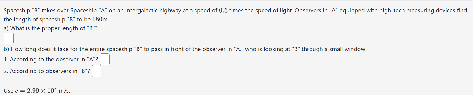 Spaceship " B " takes over Spaceship " A " on an