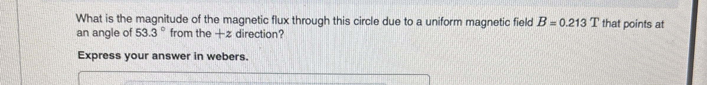 What is the magnitude of the magnetic flux
