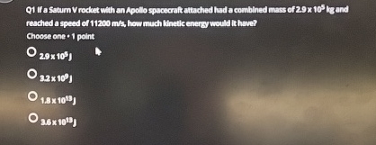 choose one 1 point 2 . 9 1 0 5 J 3 2 1 0 J 1 . 8