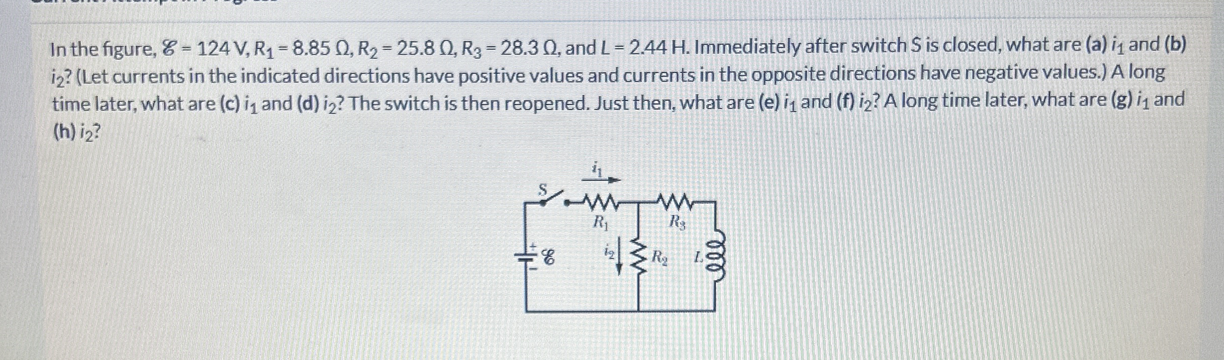 In the figure, E = 1 2 4 V , R 1 = 8 . 8 5 , R 2