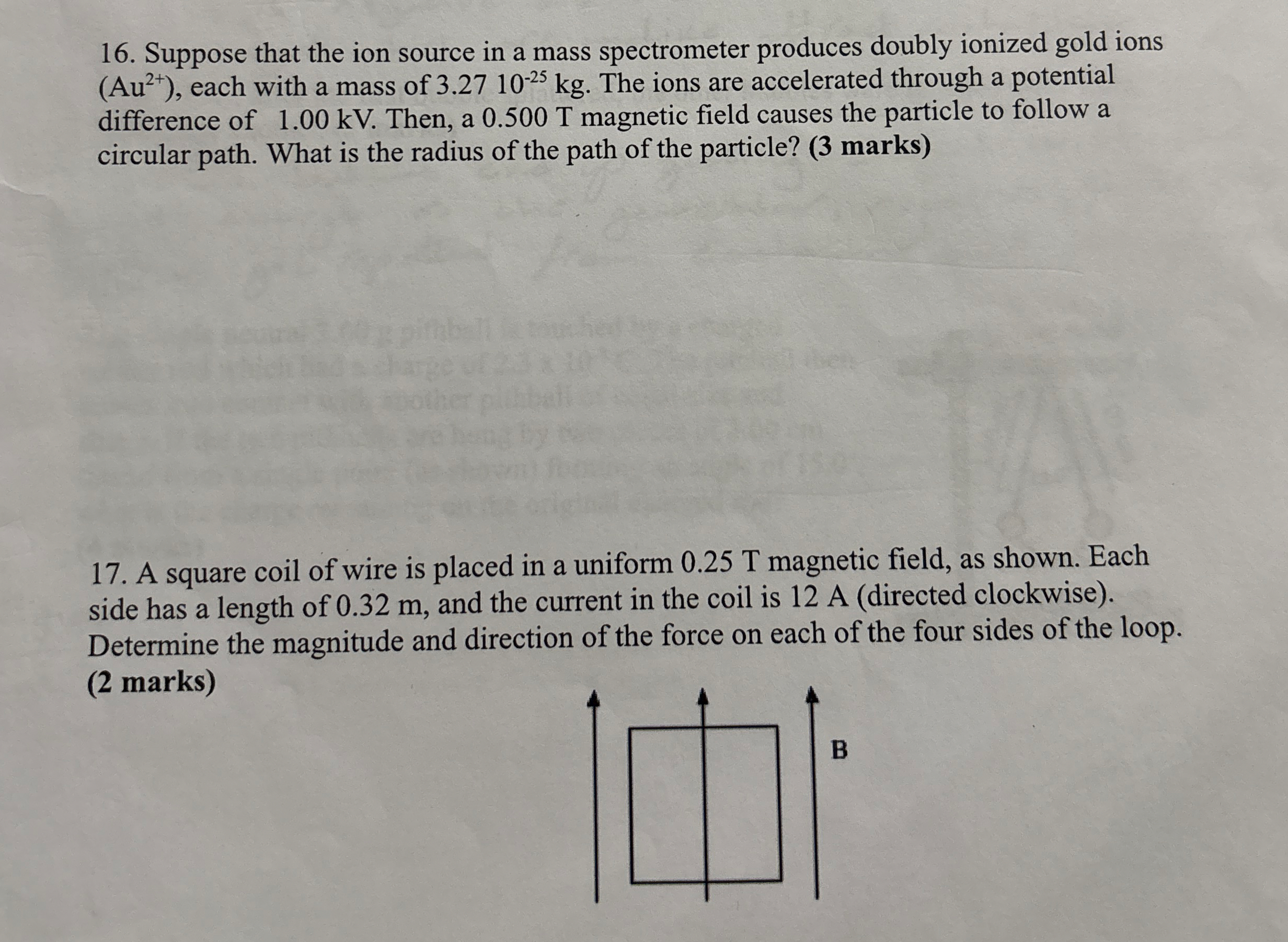 Suppose that the ion source in a mass
