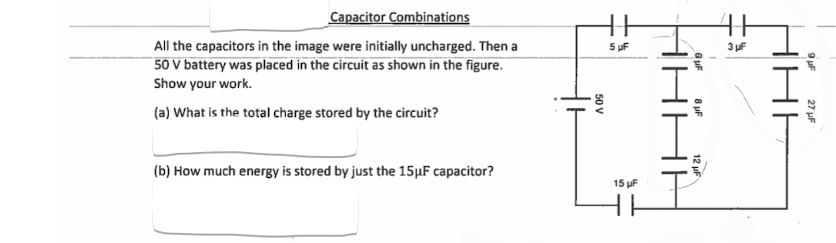 Capacitor Combinations All the capacitors in the