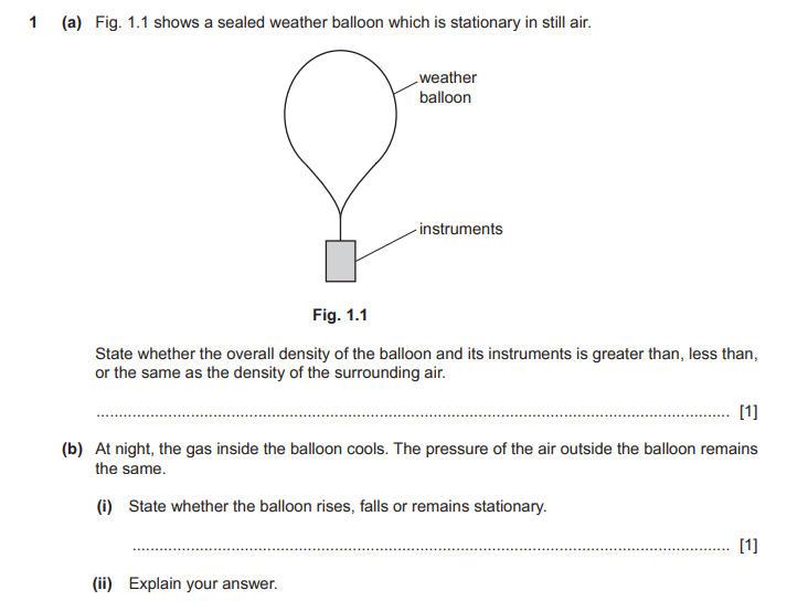 Fig. 1 . 1 shows a sealed weather balloon which