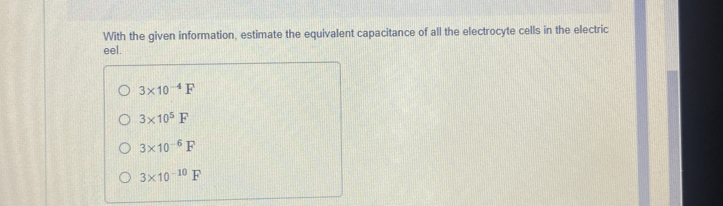 With the given information, estimate the