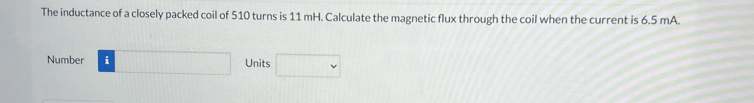 1 3 ) The inductance of a closely packed coil of
