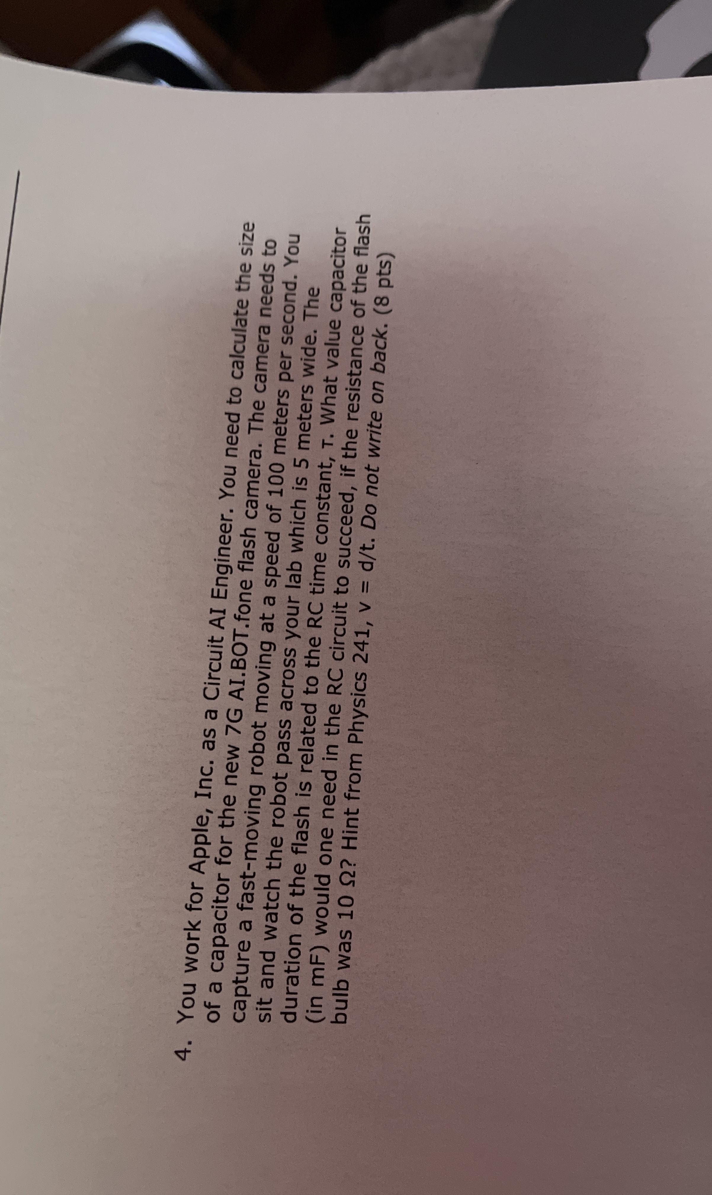 You work for Apple, Inc. as a Circuit AI