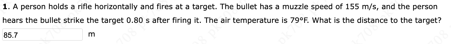 1 . A person holds a rifle horizontally and fires