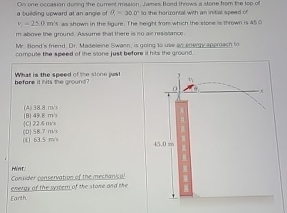 On one occasion during the current mission, James