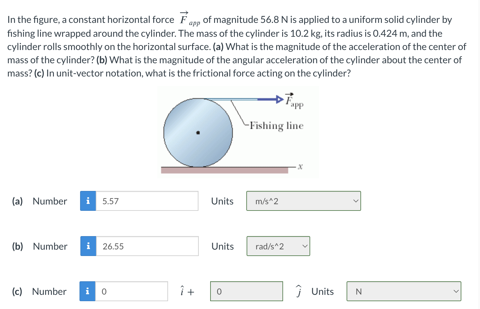 In the figure, a constant horizontal force \ ( \