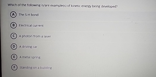 Which of the following is / are example ( s ) of