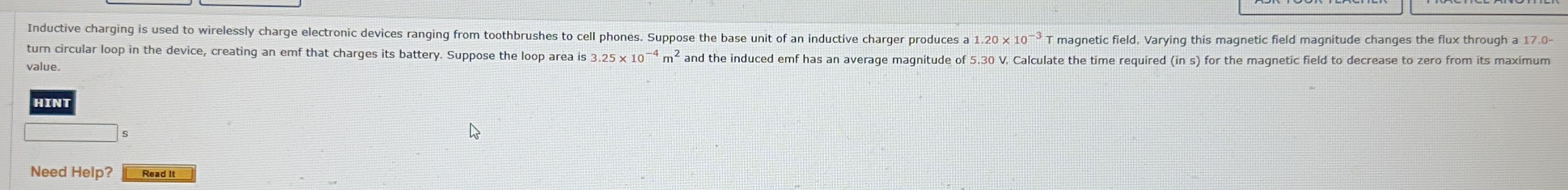 Inductive charging is used to wirelessly charge